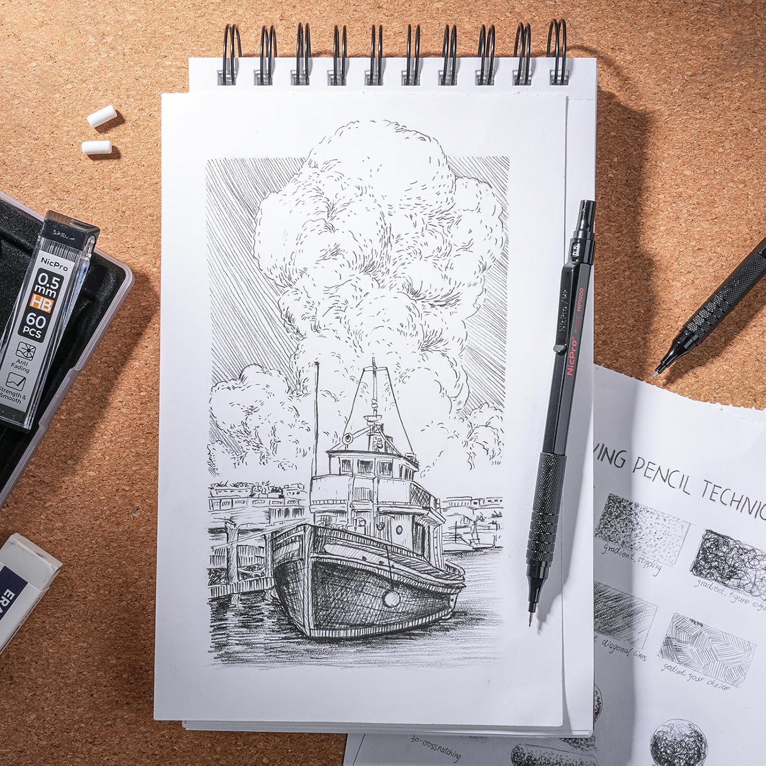 Thumbnail 4 de Nicpro matite meccaniche 0,5 mm ✏️