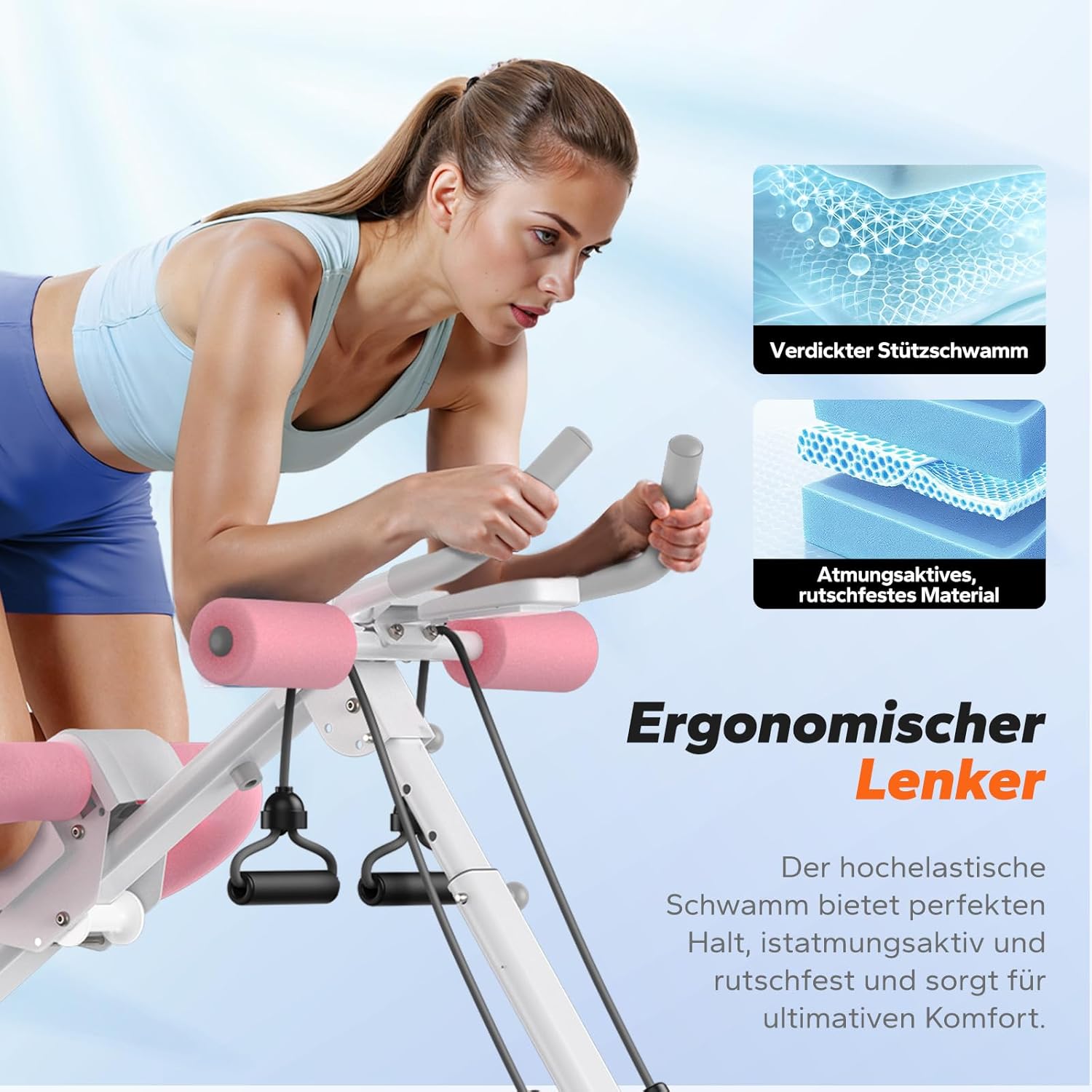 Thumbnail 5 de MERACH Bauchtrainer – Multifunktionales Bauchmuskeltraining für Zuhause mit LCD-Display