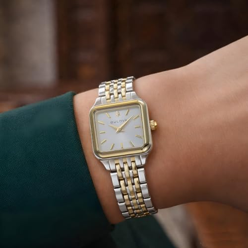 Thumbnail 4 de Bulova Sutton: Orologio da polso analogico al quarzo, donna, Quadrante bianco-argento e cassa 23 mm