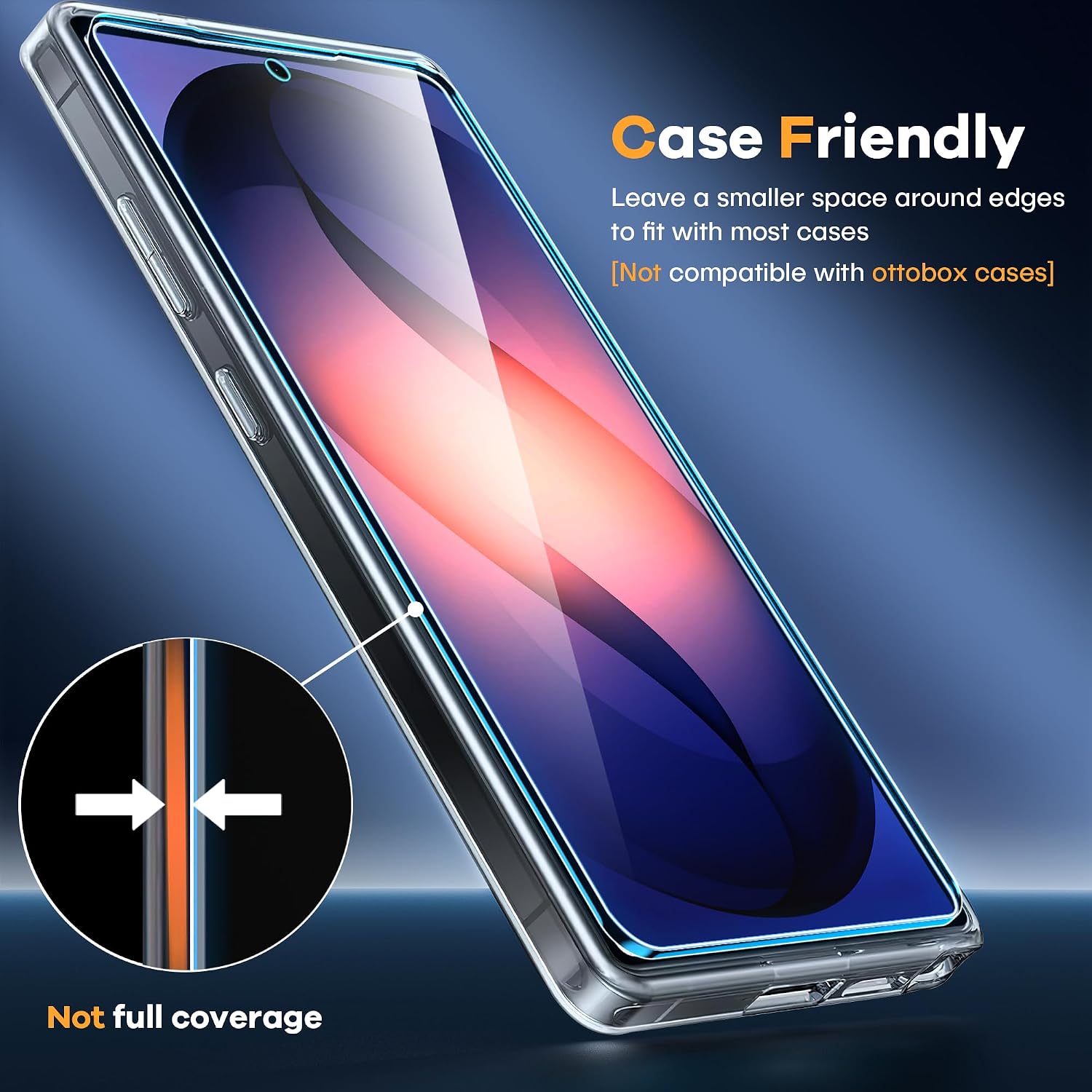 Thumbnail 4 de AACL S26 Ultra Tempered Glass Screen Protector, 3-Pack with Alignment Tool