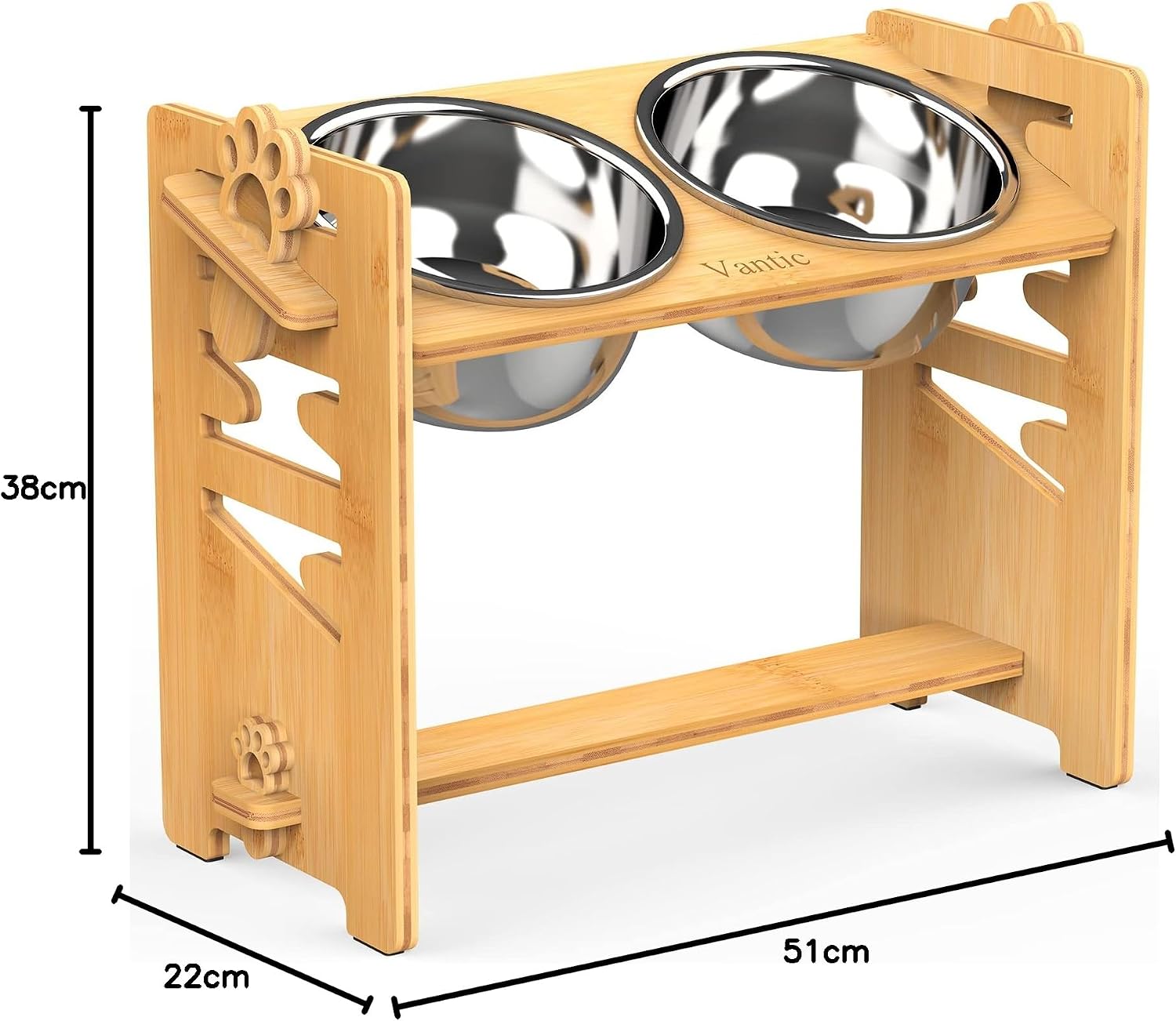 Thumbnail 6 de Vantic Vantic dog bowls, 8 height settings