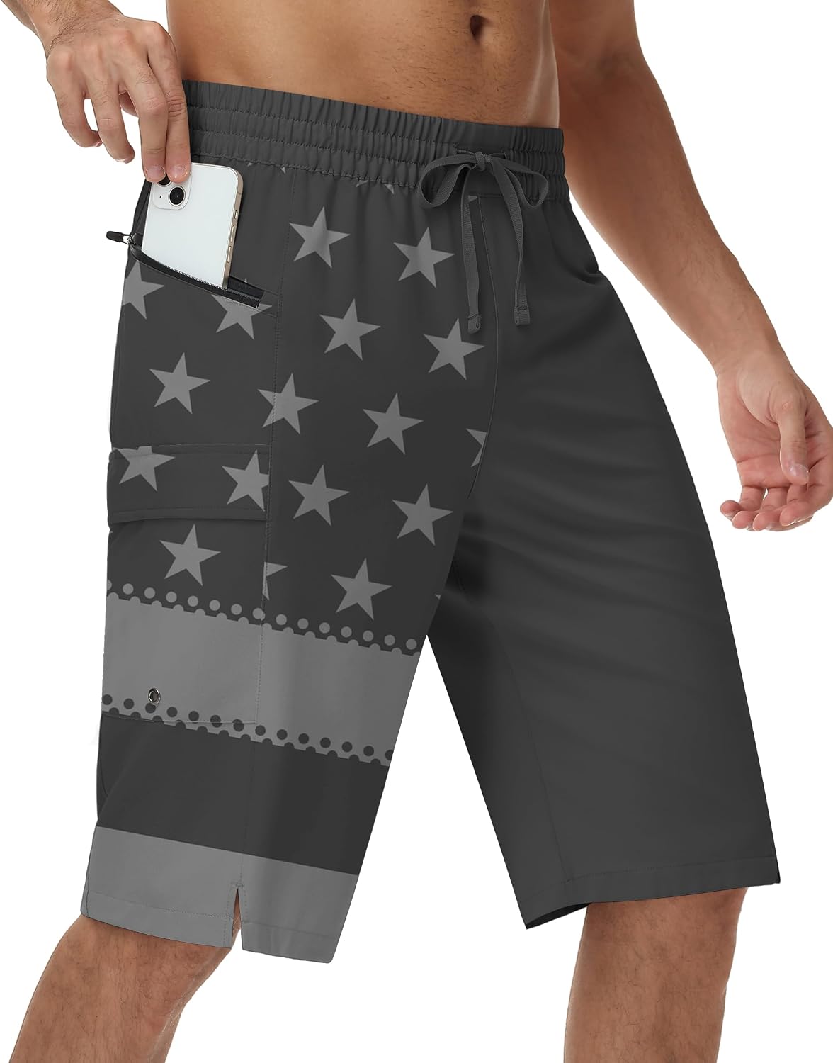 Thumbnail 6 de MIVEI Men's Swim Trunks, 11-Inch Inseam