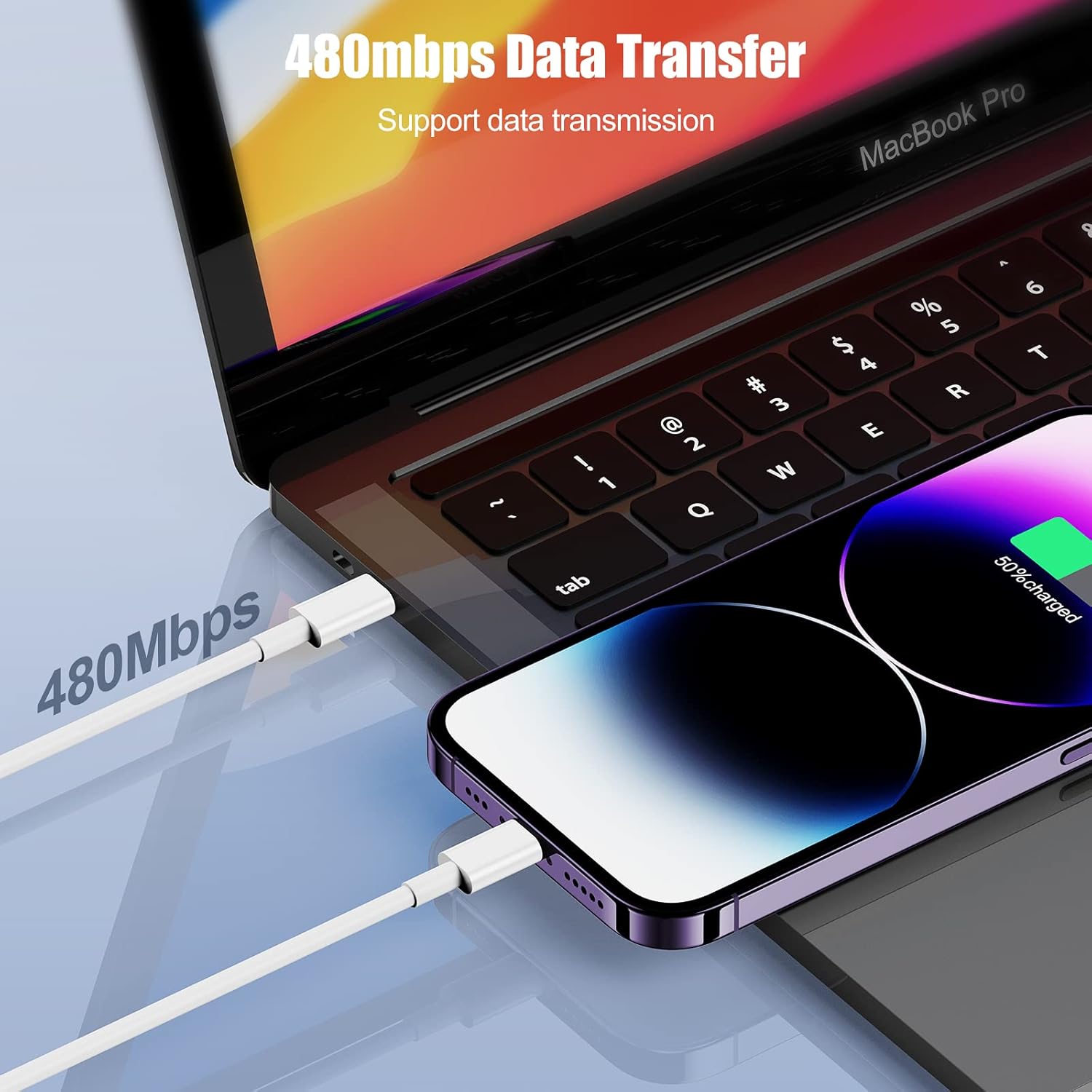 Thumbnail 5 de CyvenSmart USB C to Lightning Cable 2m
