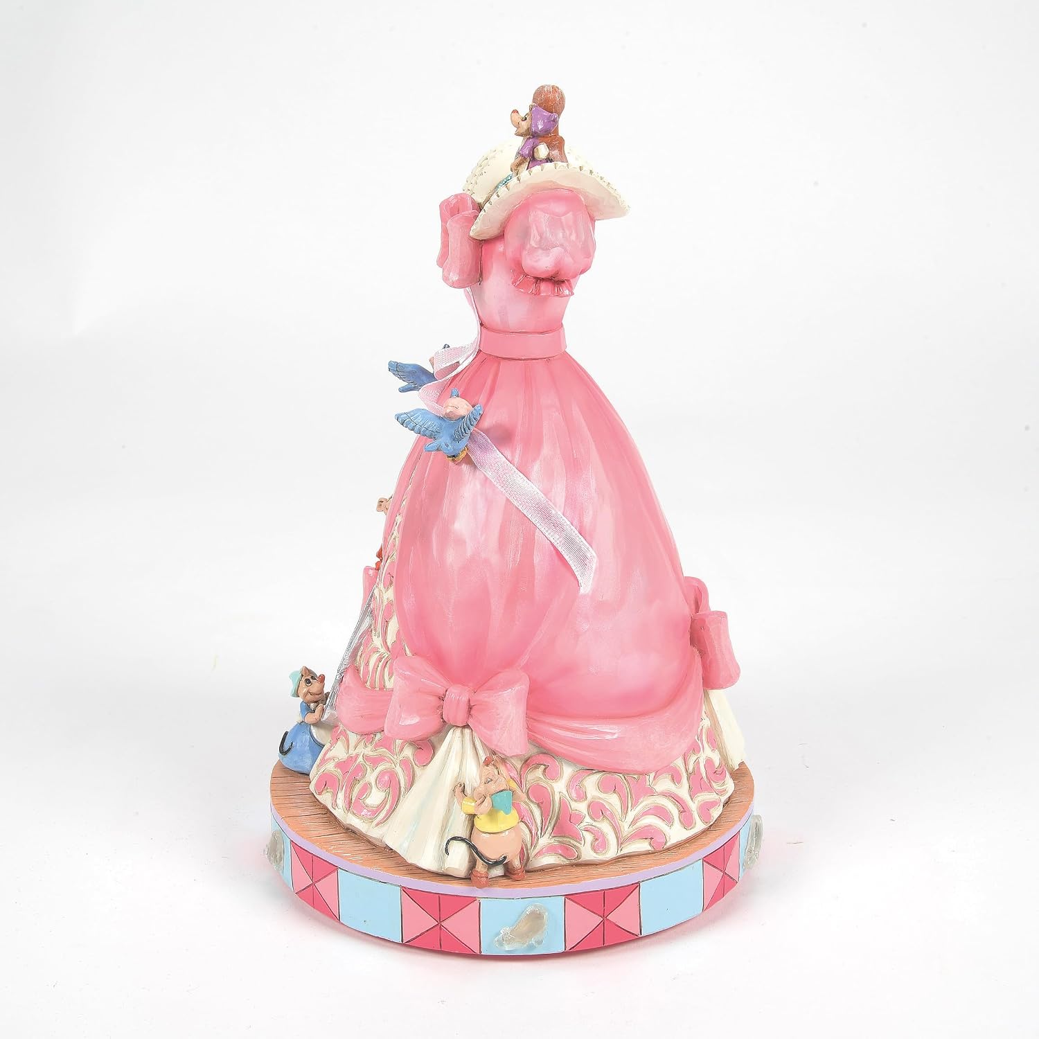 Thumbnail 3 de Disney Traditions Cinderella Pink Dress Musical Figurine by Jim Shore