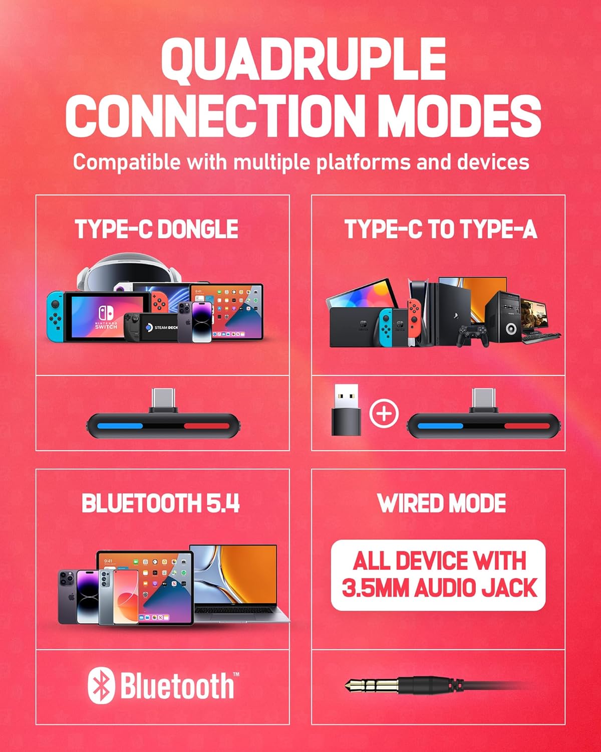 Thumbnail 6 de CG-01 Wireless Gaming Headset 40Hr