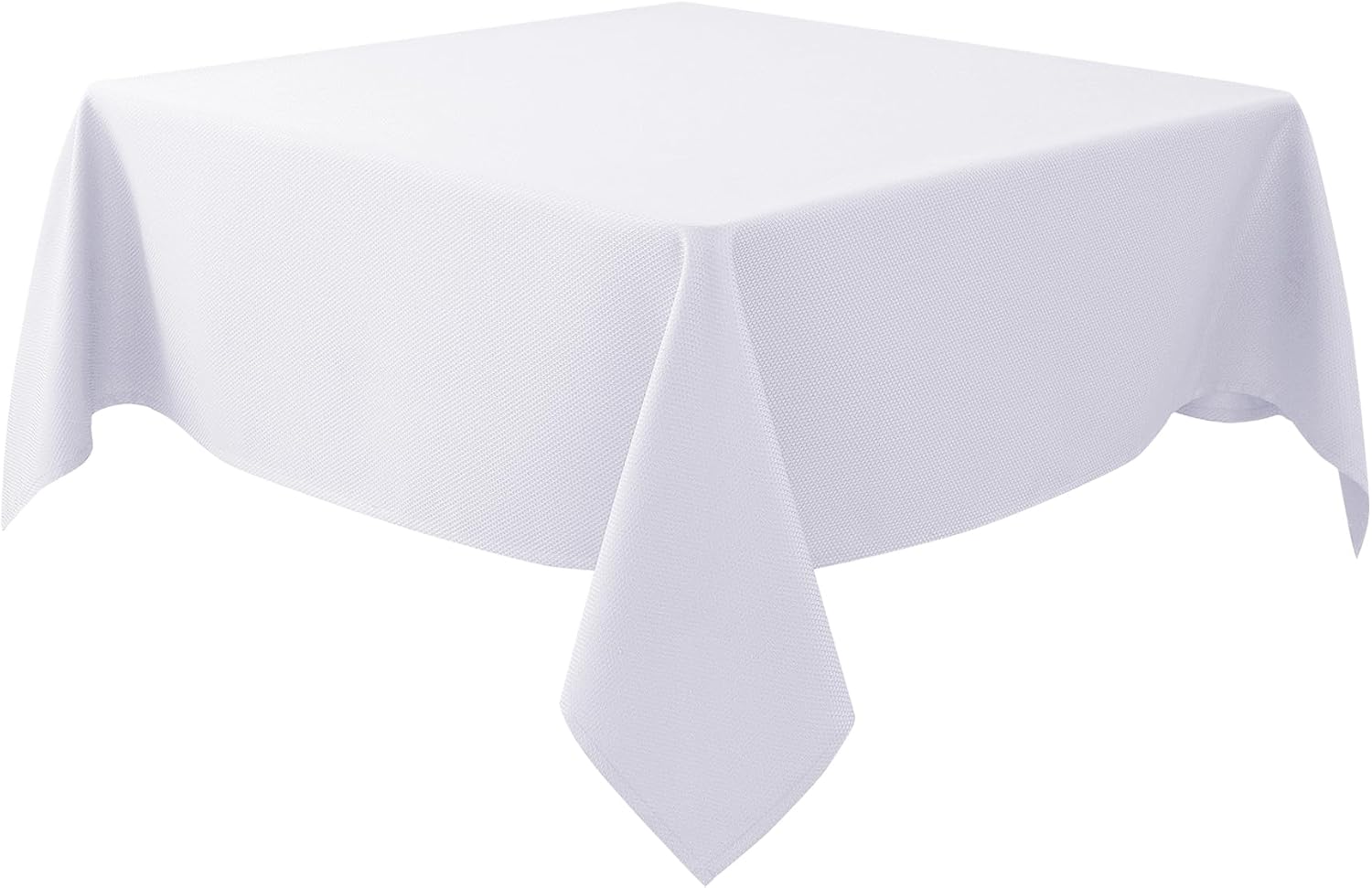 Detalle de Biscaynebay 54x54 White Water Resistant Tablecloth