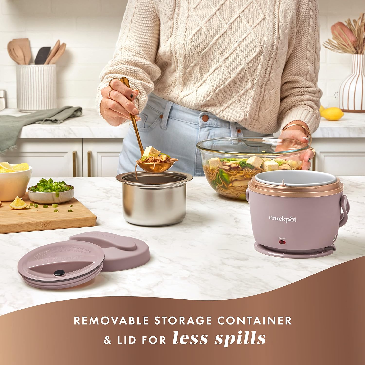 Detalle 2 de Crock-Pot Portable Electric Lunchbox 20 oz 🍱