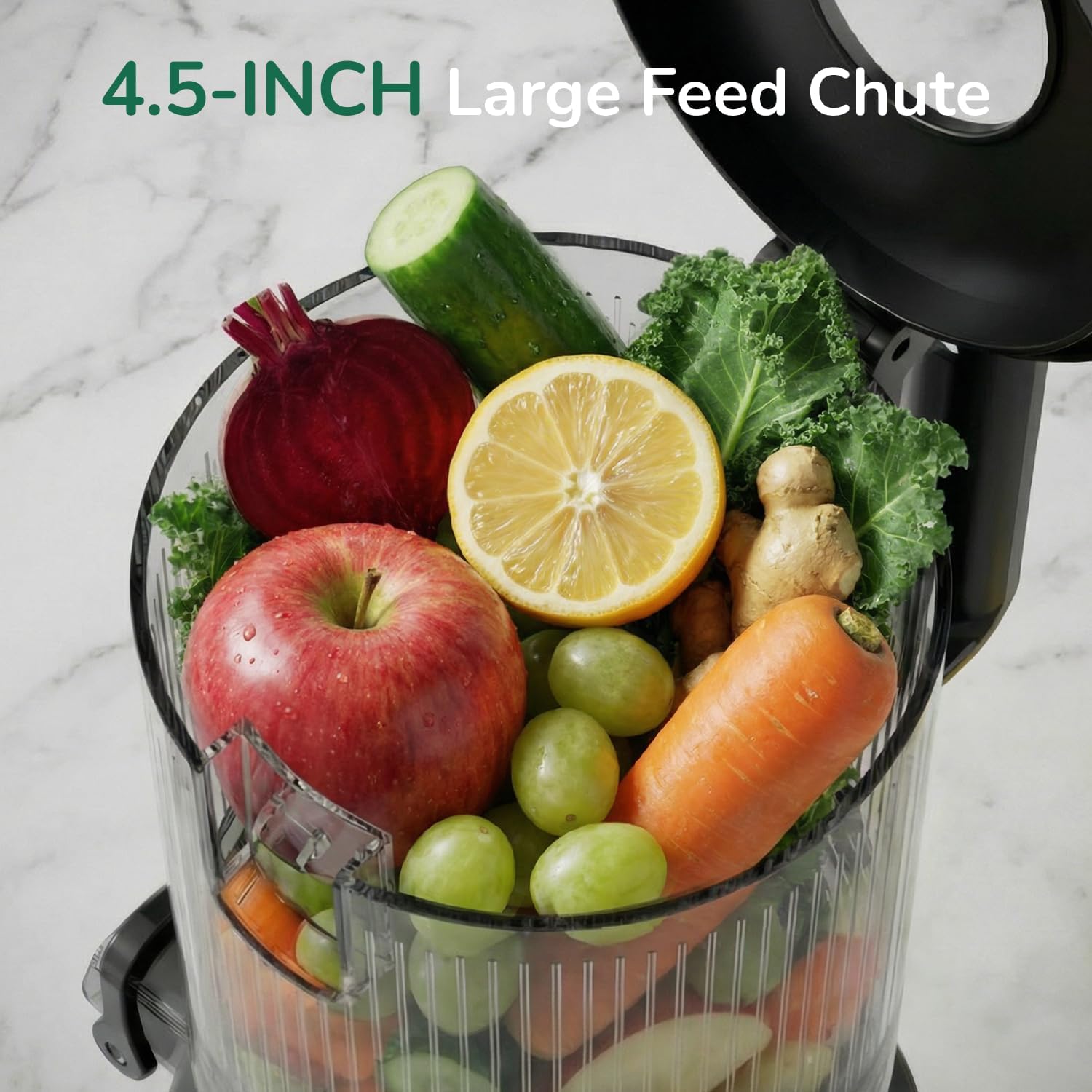 Detalle 2 de Canoly C03 Cold Press Juicer, 4.5-Inch Feed Chute, 200W