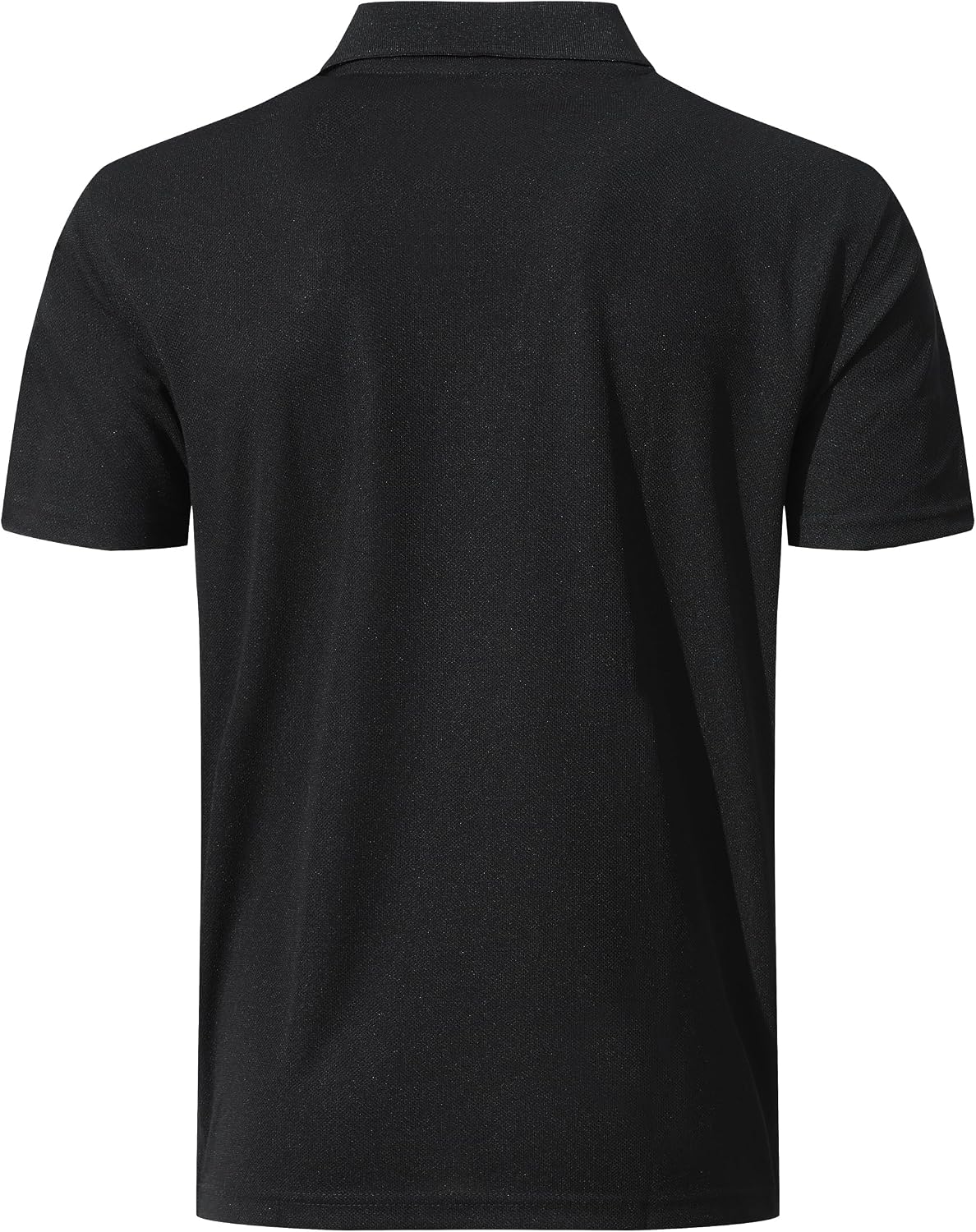 Detalle de KAOKLRNI Men's Quick-Dry Active Polo Shirt: Short Sleeve performance for golf, tennis, and daily wear