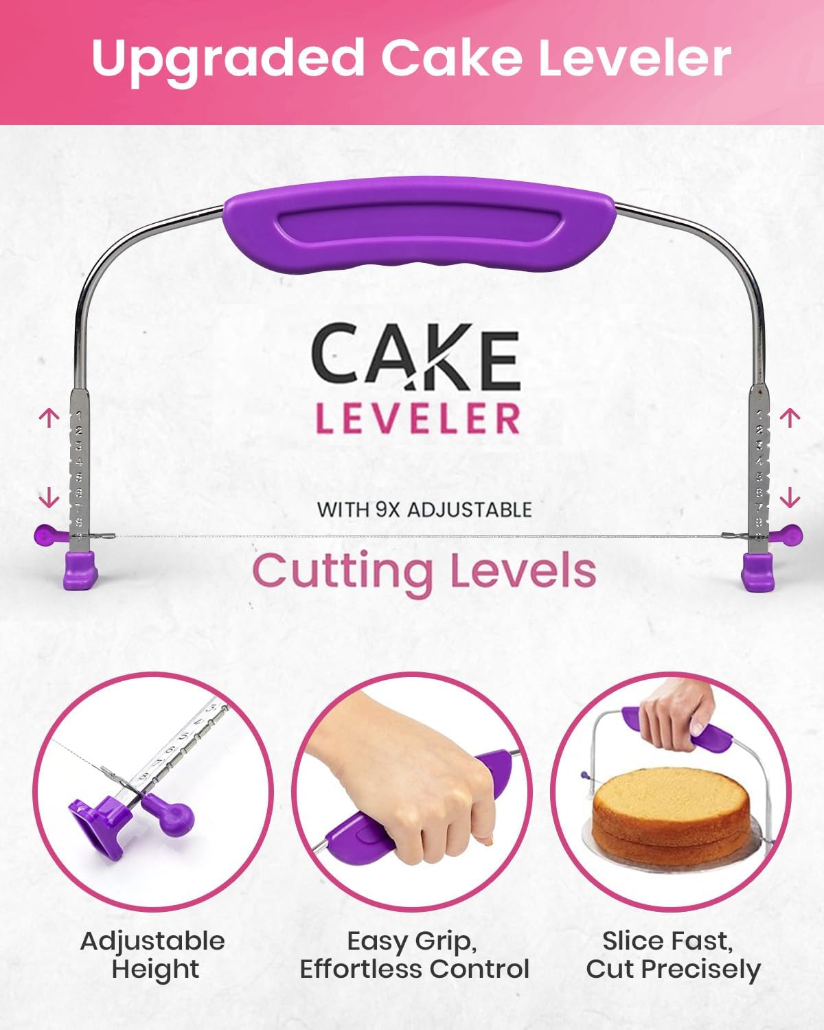 Thumbnail 5 de RFAQK 200PCs Cake Decorating Kit with Turntable & Leveler