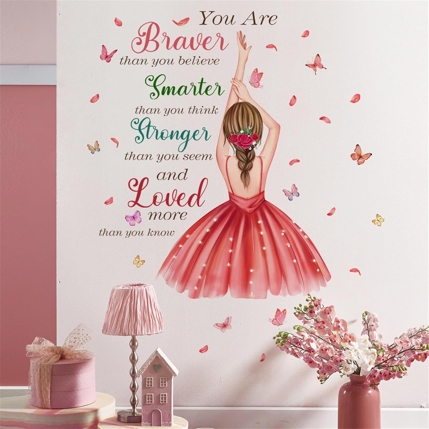 Thumbnail 5 de Purple Girl Wall Stickers 30x80 cm