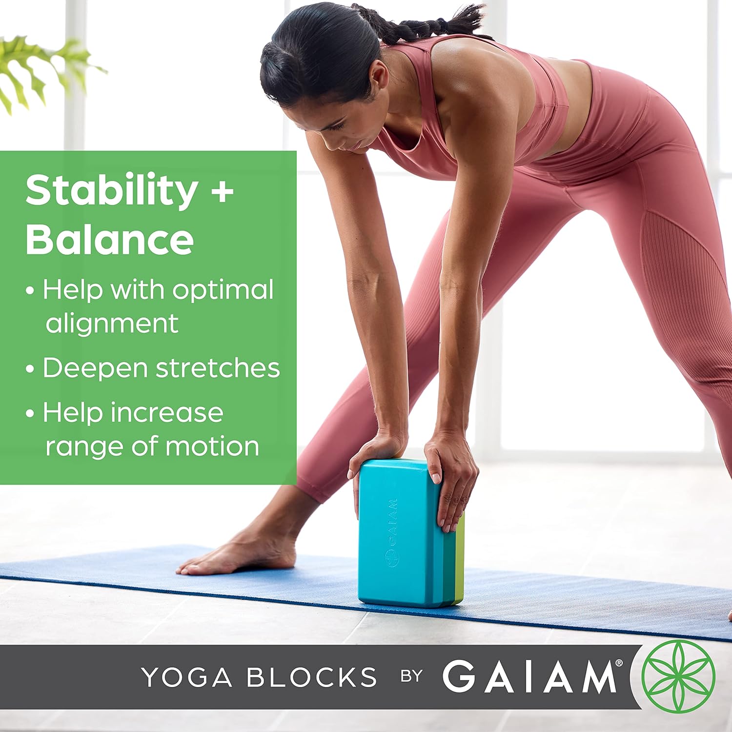 Thumbnail 1 de Gaiam Yoga Block supportive foam block 🧘