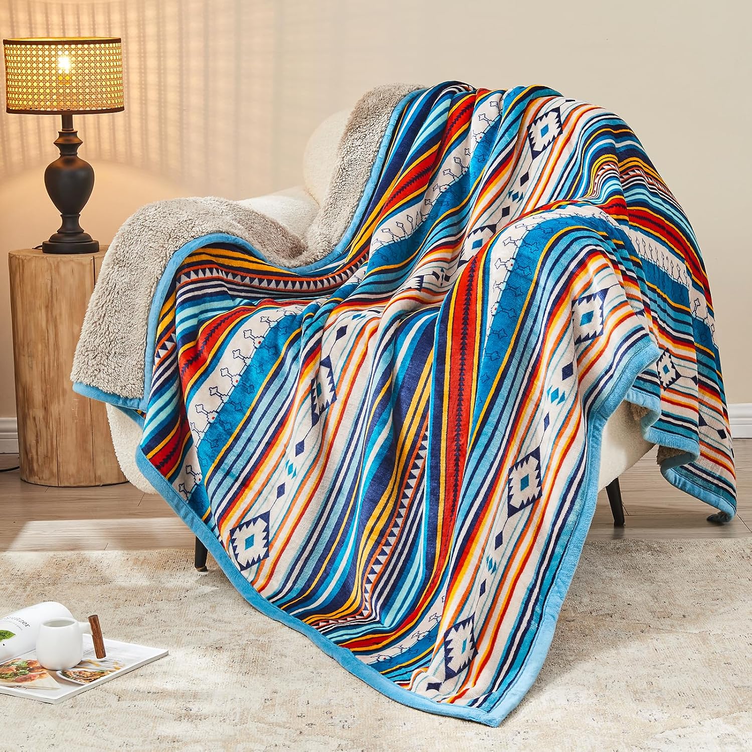 Detalle de Qucover plaid polaire 220x240 cm