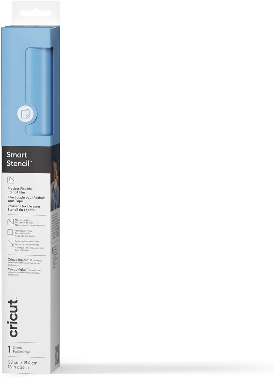 Cricut Smart Stencil 33 cm x 91 cm for clean, aligned paint lines