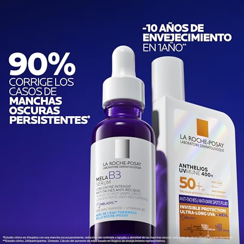 Detalle 2 de La Roche-Posay Protector Solar Anti-Manchas SPF 50+ con Mexoryl 400 | Fluido Invisible (50 ml)