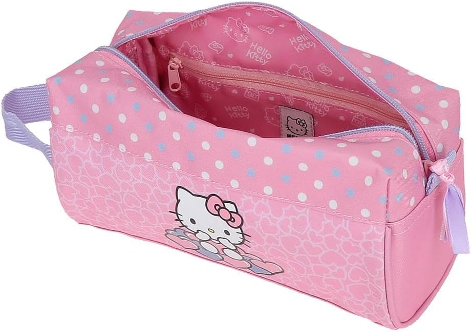 Detalle 2 de Hello Kitty Hearts & Dots estuche 22 cm