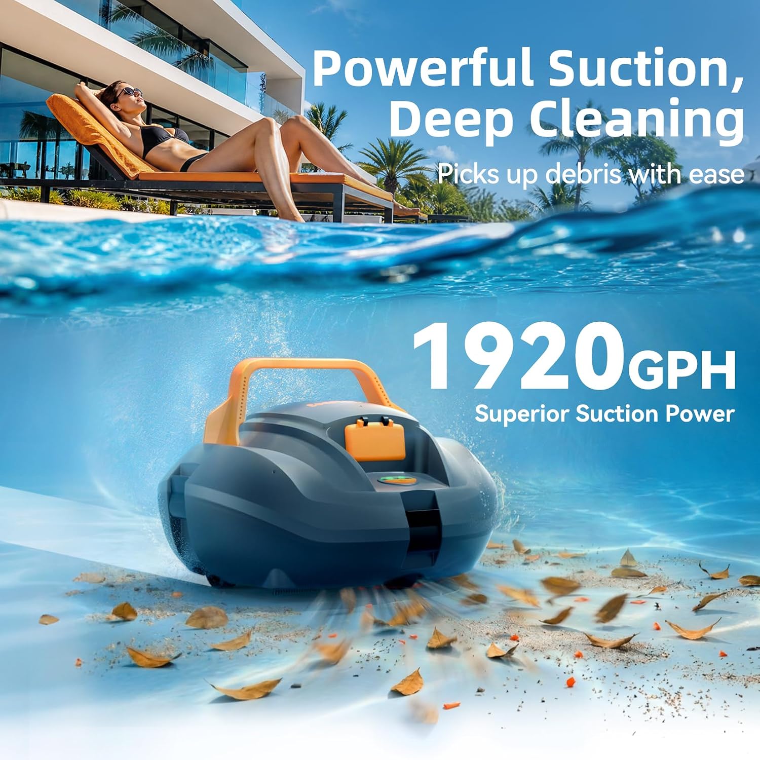 Thumbnail 1 de CoasTeering Planet Robot Piscina Senza Fili (2026) – Pulizia profonda fino a 80 m²