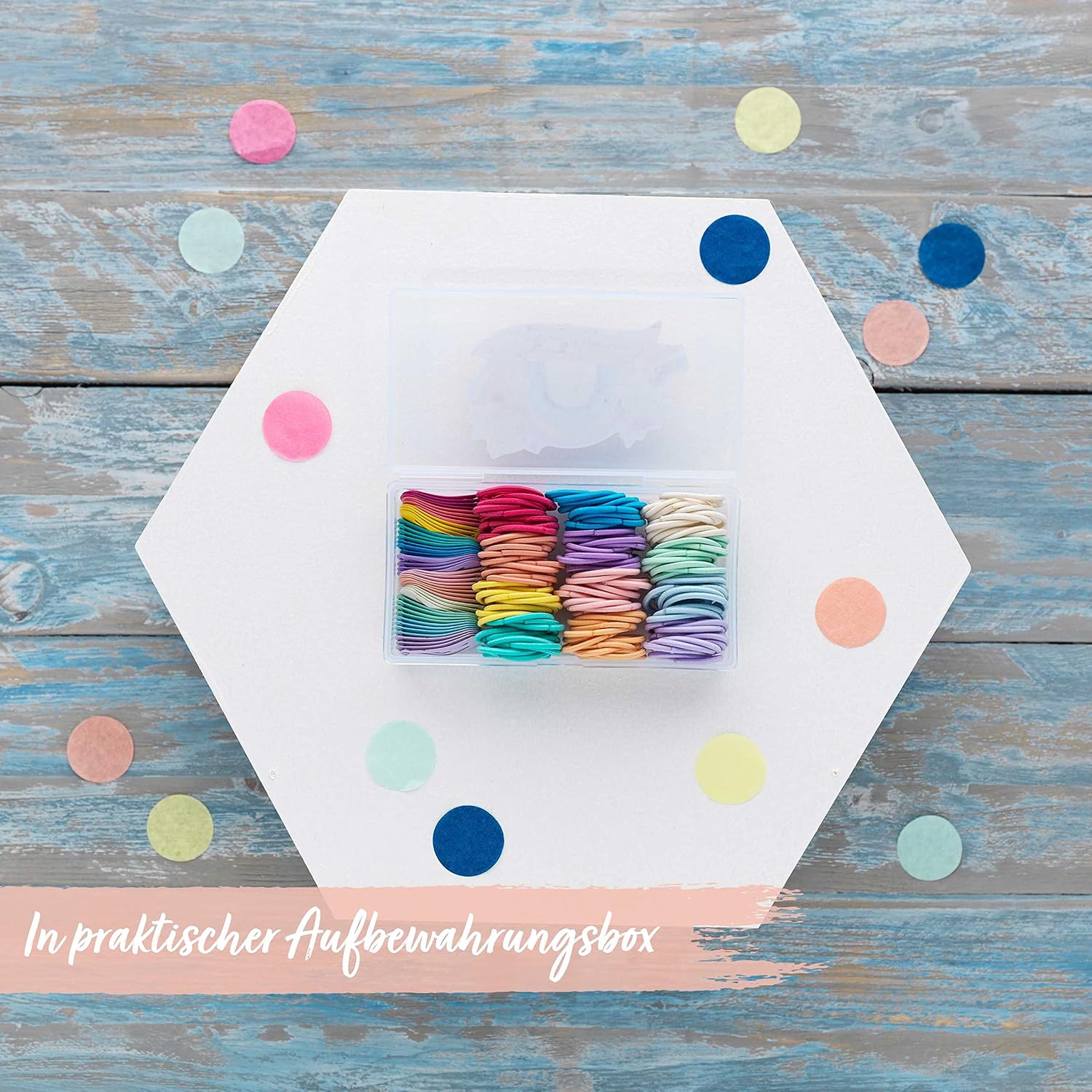 Detalle de Papierdrachen 200 Haarspangen Set đ