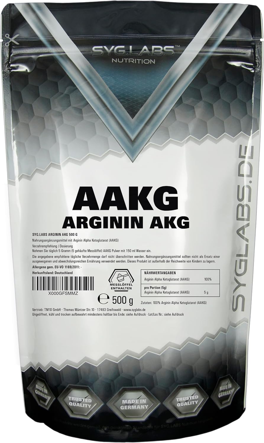 Detalle de AAKG Arginin AKG Pulver 500g đ¶