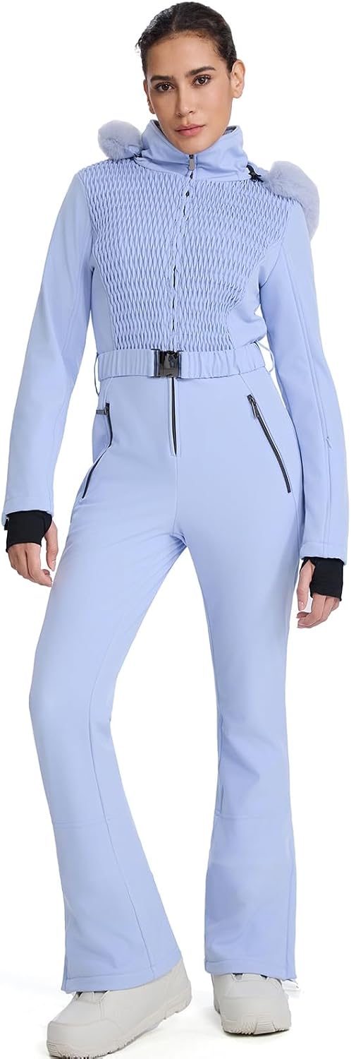 Thumbnail 6 de HOTIAN Damen Einteiler Skioverall Snowboardanzug