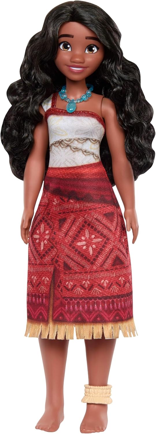Detalle de Mattel Disney Poupée Vaiana – Vaiana 2, with 2 accessories et tenue amovible