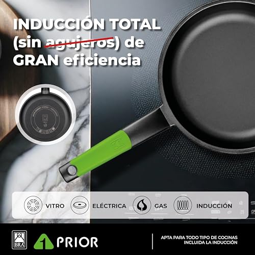Thumbnail 3 de BRA Prior Sartén Aluminio Fundido 24 cm - Salteados Perfectos