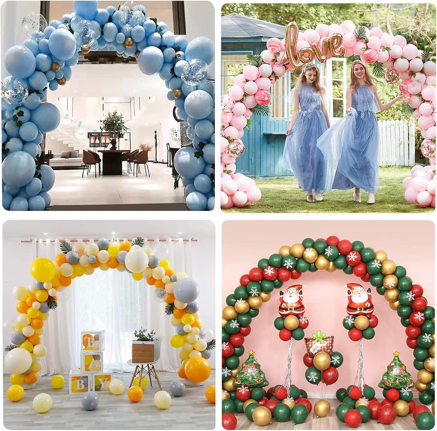 Thumbnail 6 de Reusable Balloon Arch Stand Kit with Base – Adjustable 10FT Wide & 9FT Tall (Black) for Parties & Events