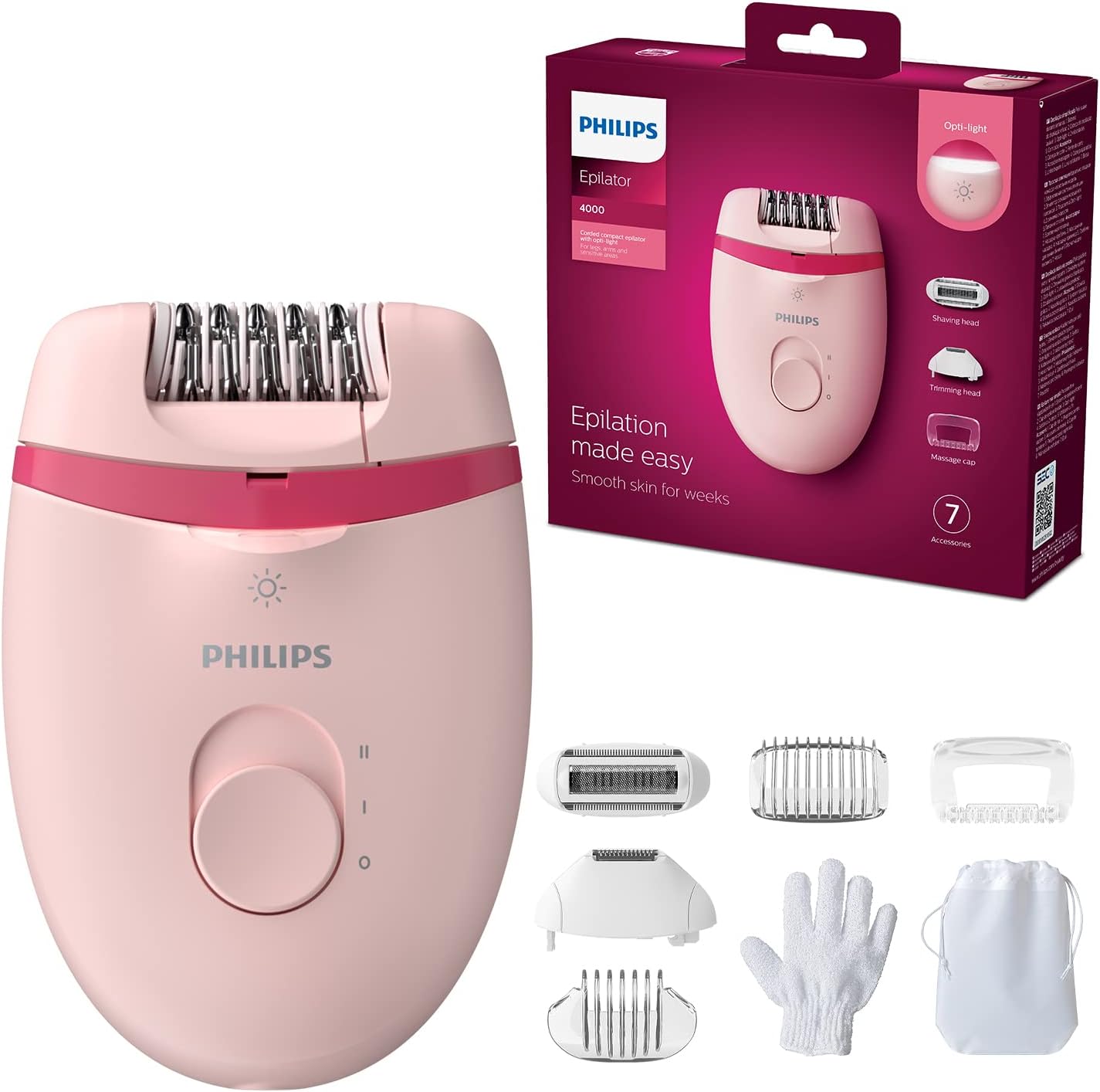 Thumbnail 6 de Philips Epilatore Serie 2000 BRE229/00: epilazione delicata e duratura per gambe lisce