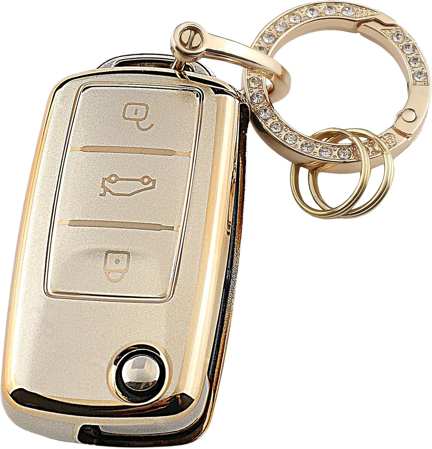 Thumbnail 6 de QIULIFAN Key Cover TPU for VW 3-Button