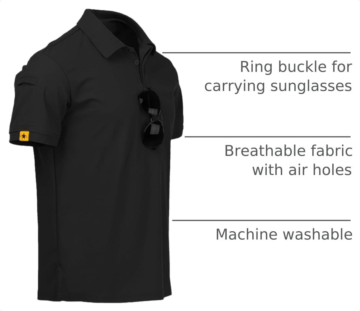 Detalle de SCODI performance polo shirts for men
