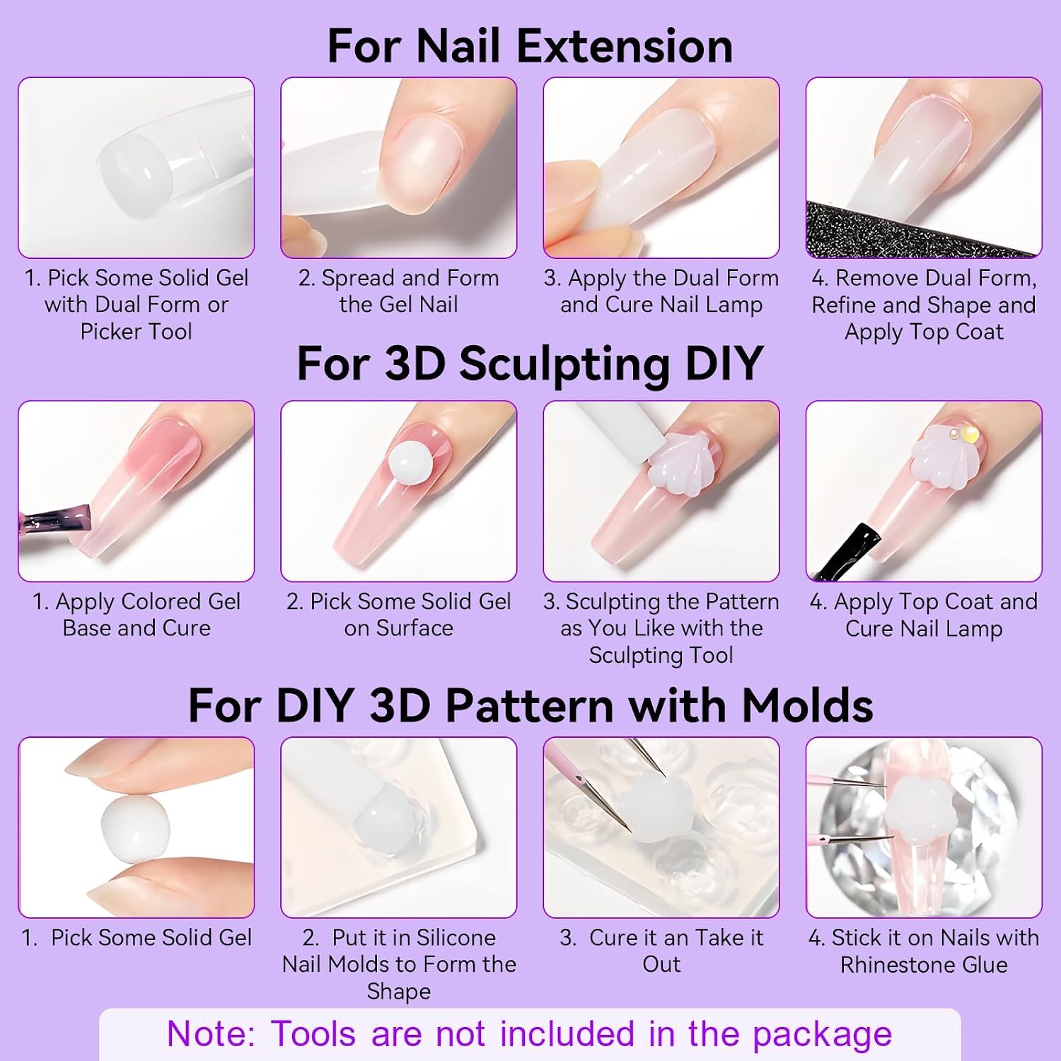 Detalle 2 de Makartt 3D Nail Gel White