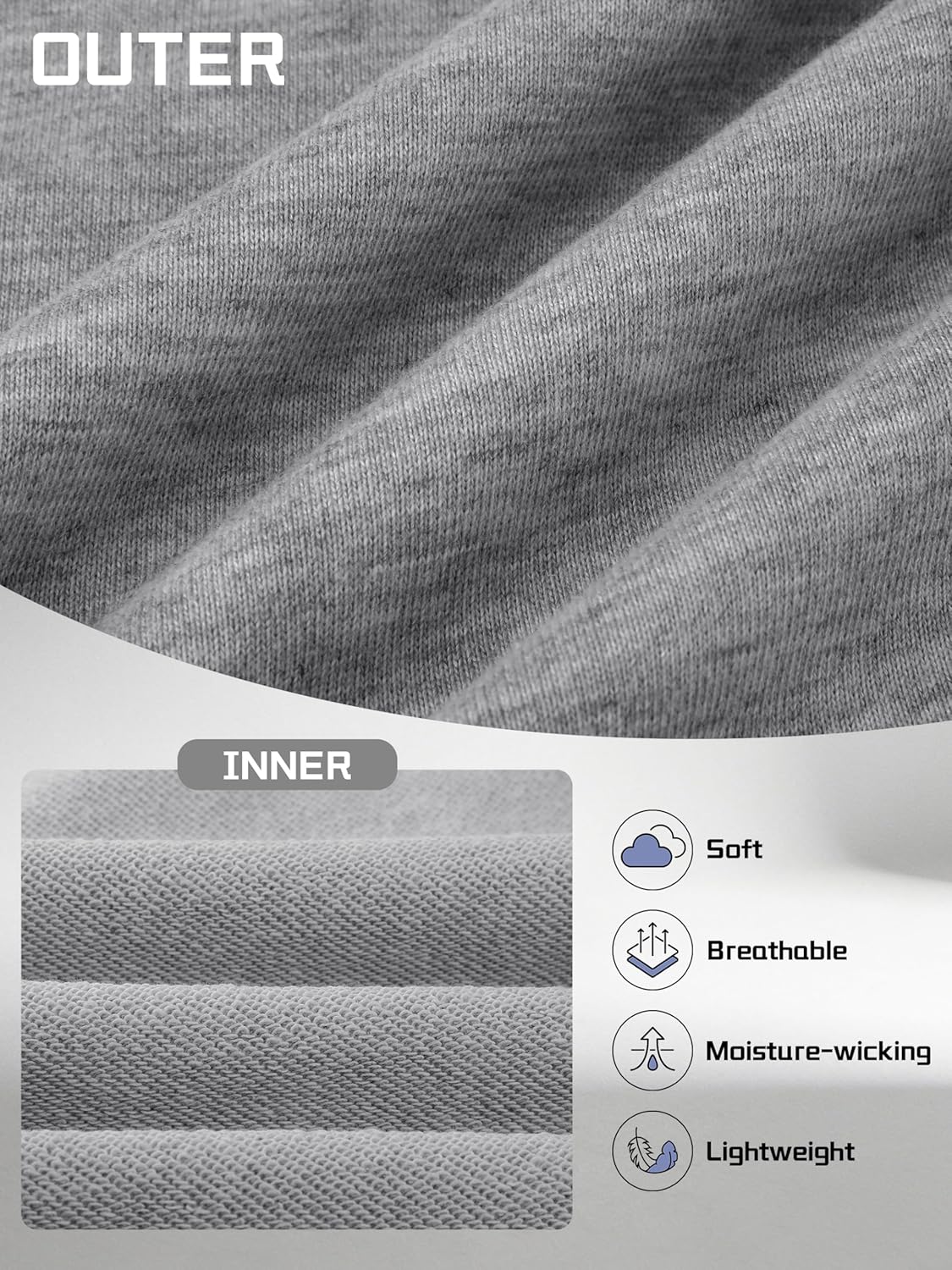 Thumbnail 4 de Aocku 4 Pack Men’s Athletic Sweatpants