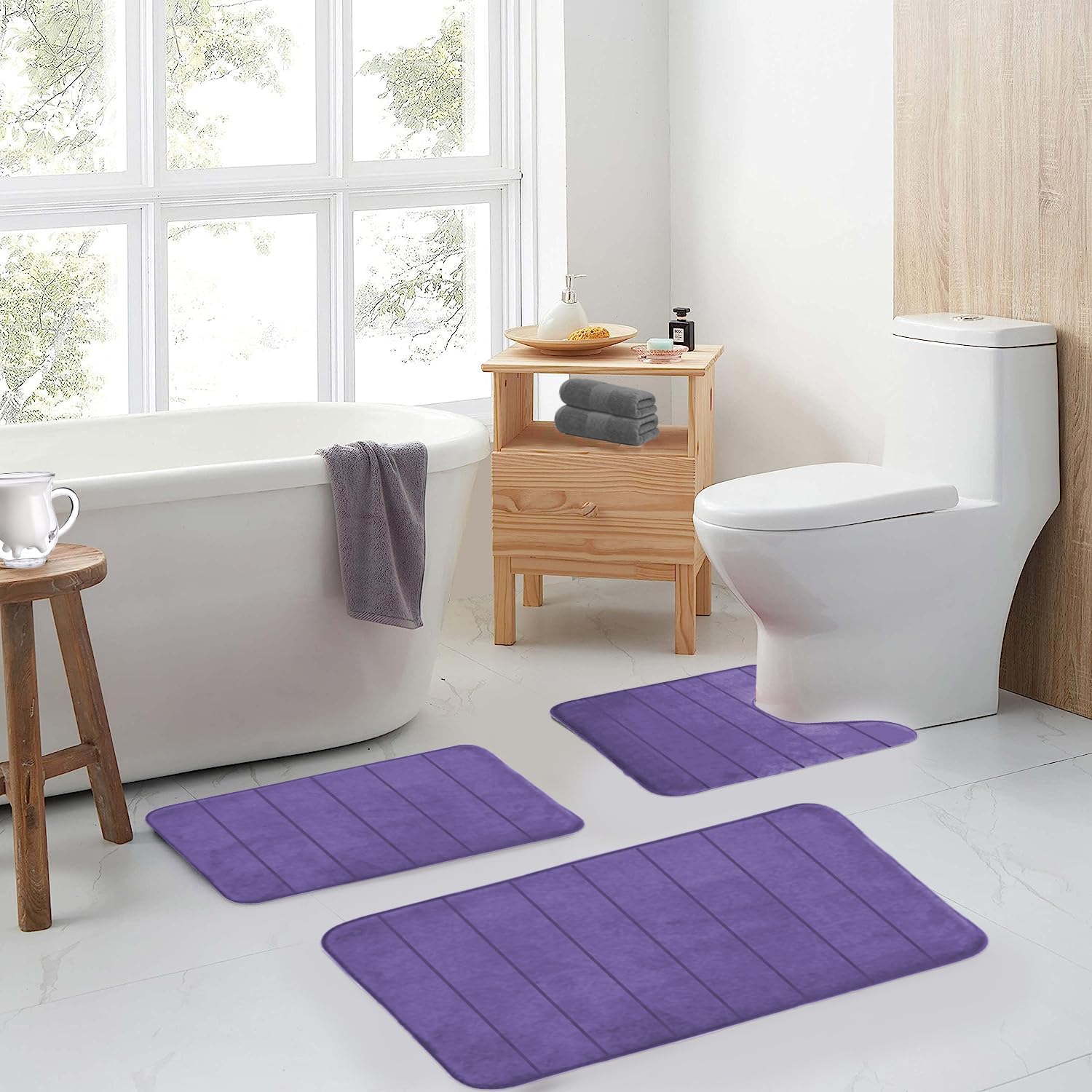 Thumbnail 6 de RUN HELIX Bathroom Rug Set 3-Piece