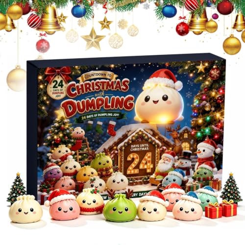 Thumbnail 1 de Squishy Adventskalender 2026 von GONGXIFC – Dumpling Squishy Weihnachtskalender B
