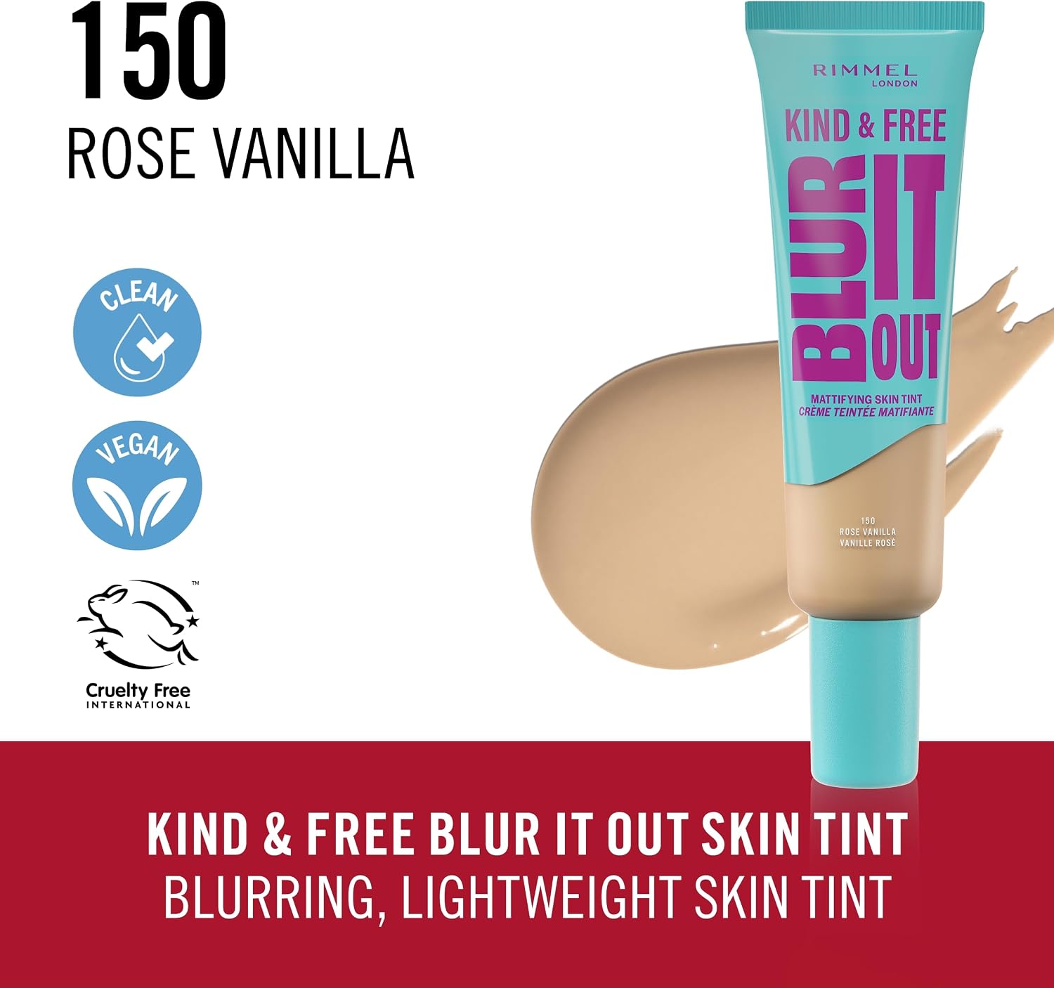 Thumbnail 1 de Rimmel Kind & Free BLUR IT OUT 30 ml