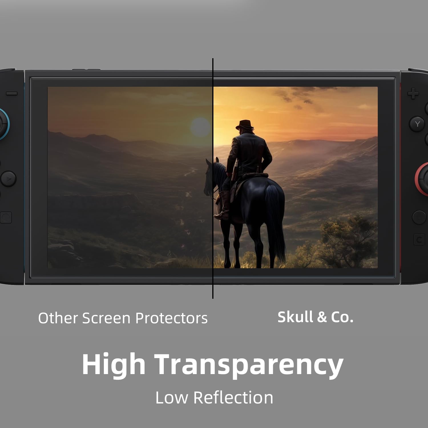 Thumbnail 2 de SAVAGE RAVEN by Skull & Co. Displayschutz aus gehärtetem Glas für Nintendo Switch 2 – 2er Pack, HD Klar