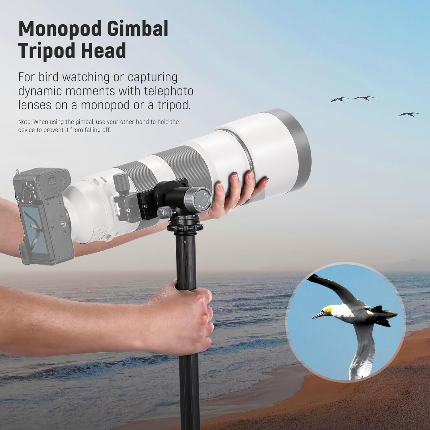 Detalle 2 de NEEWER GM39 Camera Gimbal Head