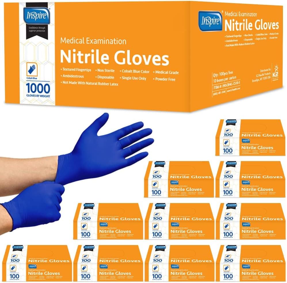 Inspire Nitrile Exam Gloves 4.5 mil