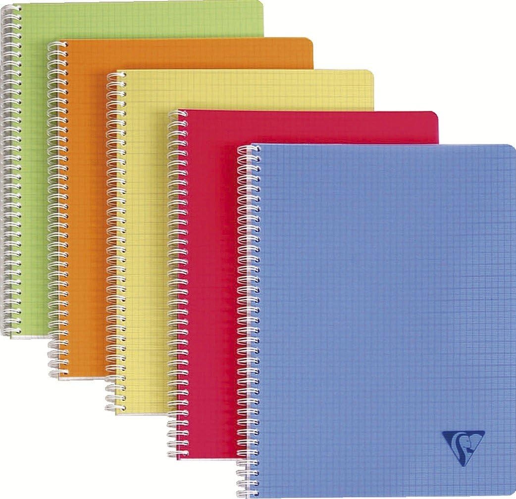 Thumbnail 6 de Clairefontaine 328325C Collection Linicolor Fresh – Cahiers à Spirale 24x32 cm, lot de 10, couverture polypro translucide