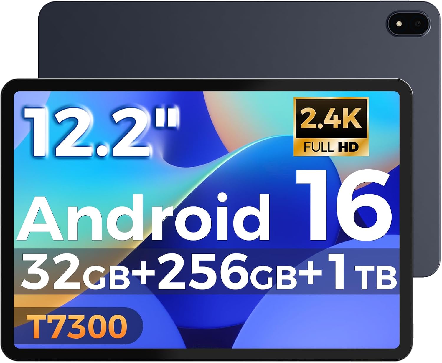 Detalle de RebotAi AF12 Tablet 12,2 Zoll – Android 16, 32 GB RAM + 256 GB ROM, Octa‑Core T7300, 10000 mAh, IP54, Widevine L1