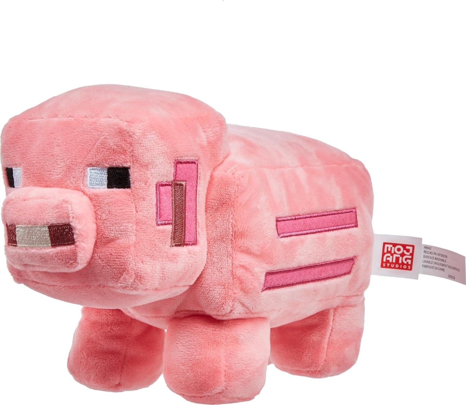 Detalle de Minecraft Plush 8-in Pig Character Doll