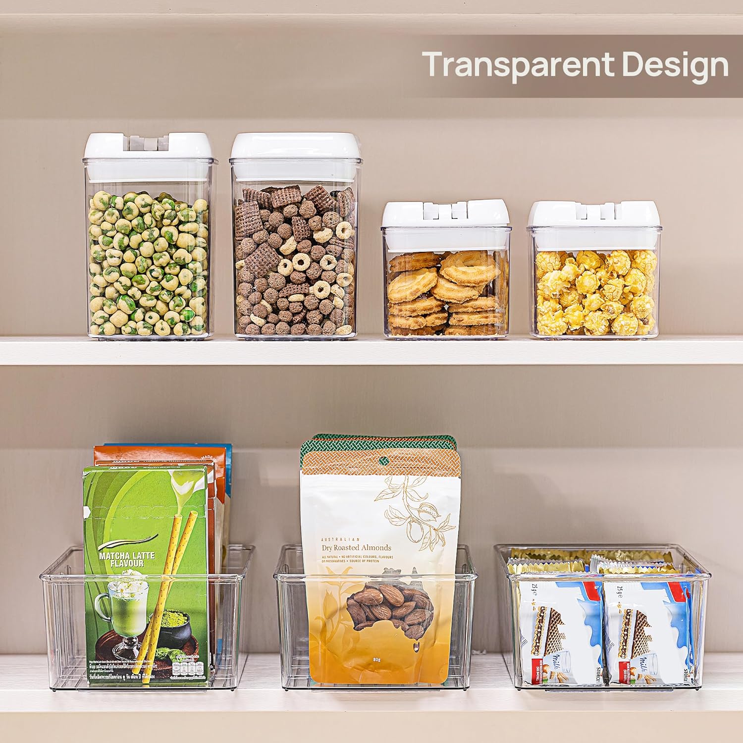 Thumbnail 3 de Vtopmart 8-Pack Food Storage Organizer Bins