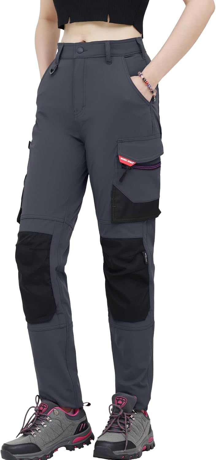 Thumbnail 6 de WORK IDEA Damen Slim-Fit Stretch Arbeitshose: Strapazierfähig, flexibel und stilvoll