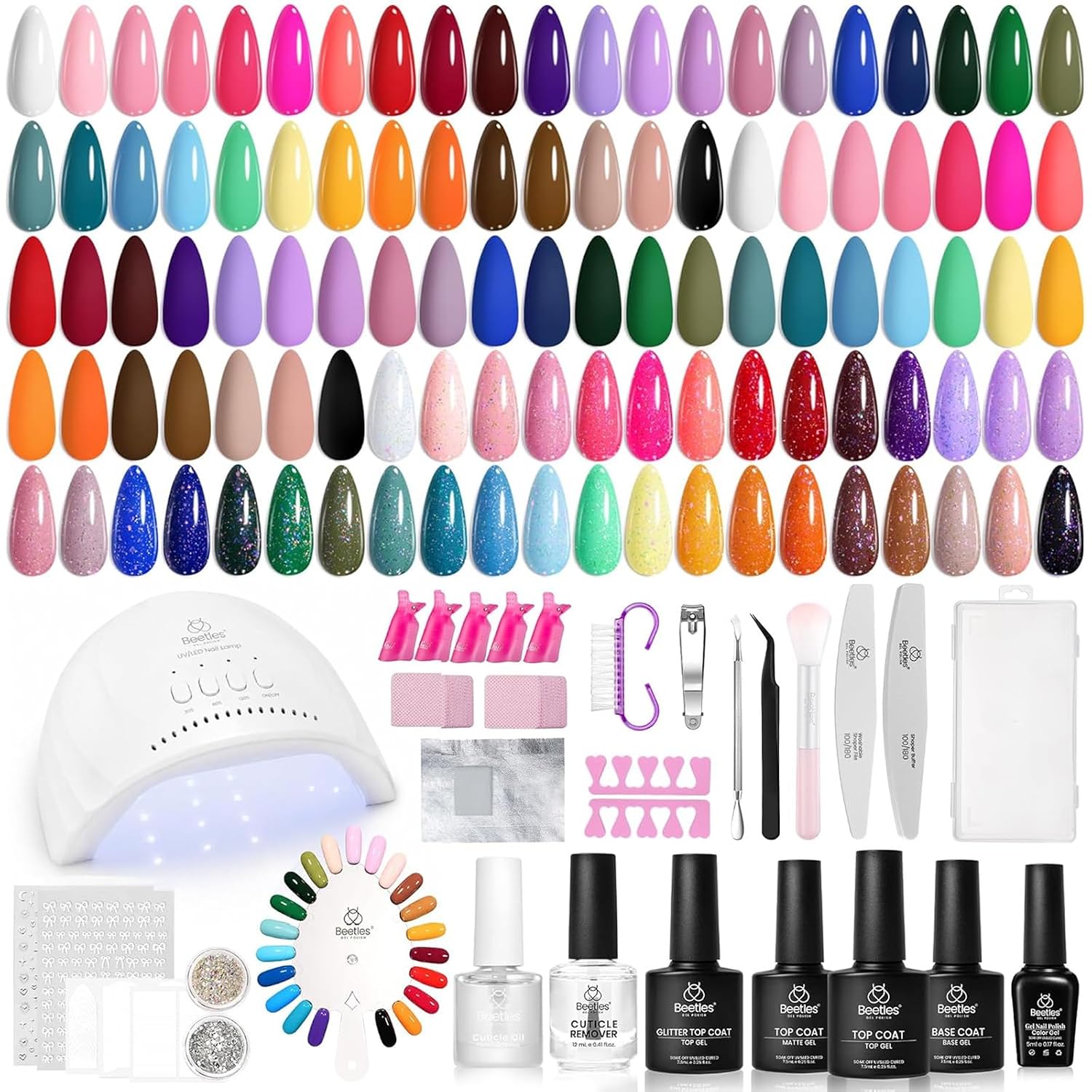 Detalle de Beetles Gel Nail Kit 68 pcs ๐