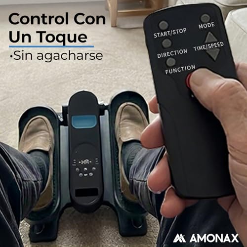 Detalle de Amonax Pedaleador Eléctrico Motorizado: mini elíptica para usar sentado bajo el escritorio