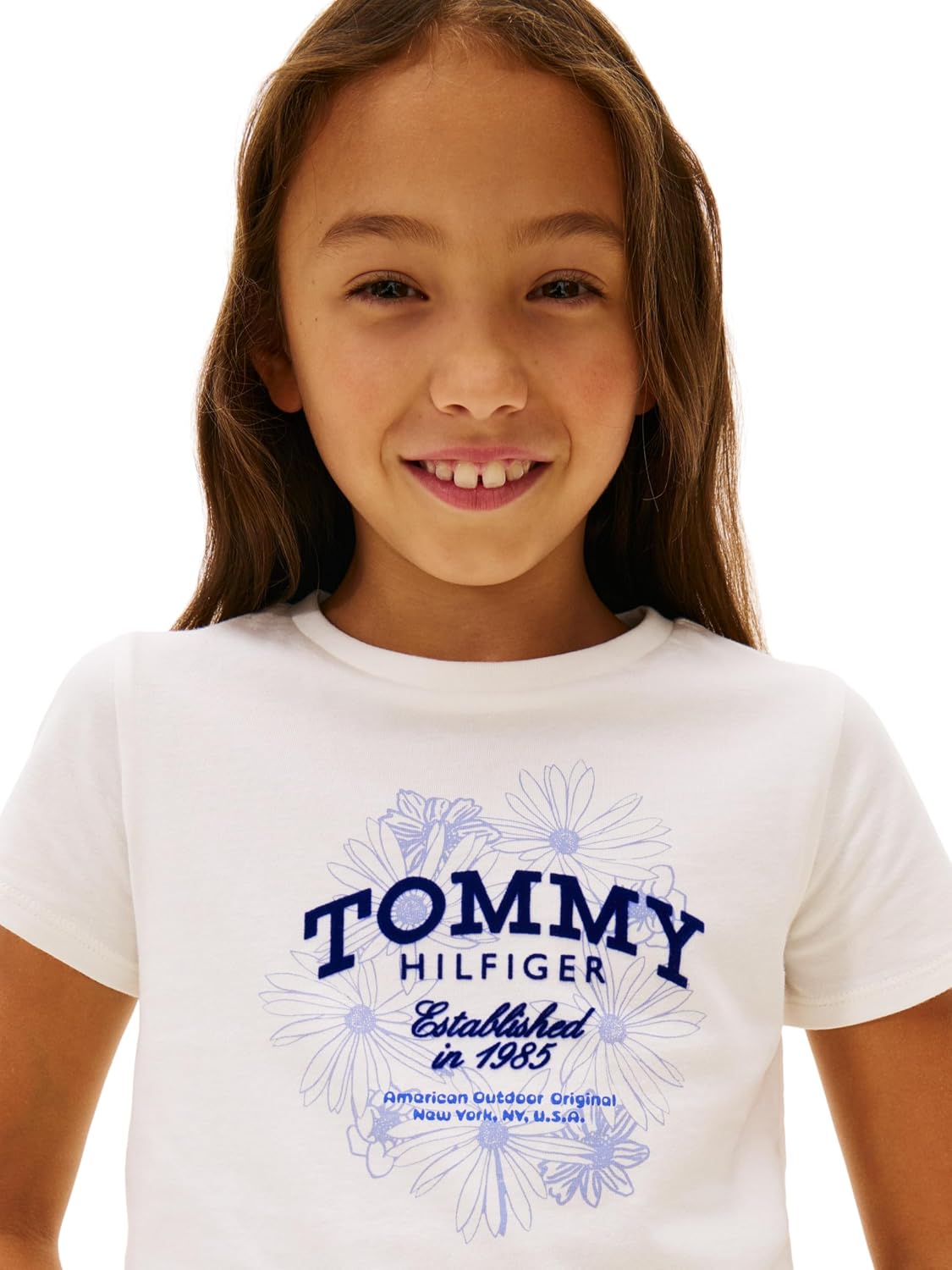 Detalle de Tommy Hilfiger T-Shirt S/S Fille — Original et durable