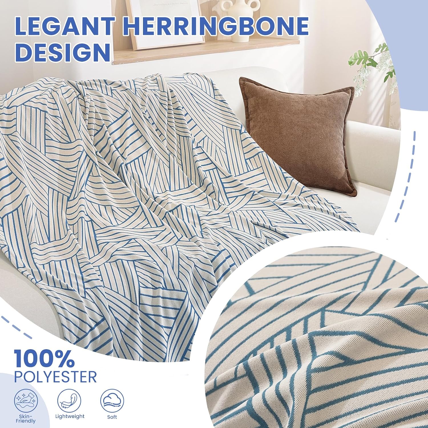 Detalle de Ystyle Telo copridivano 200x230 cm antiscivolo antigraffio lavabile, Blu Oceano