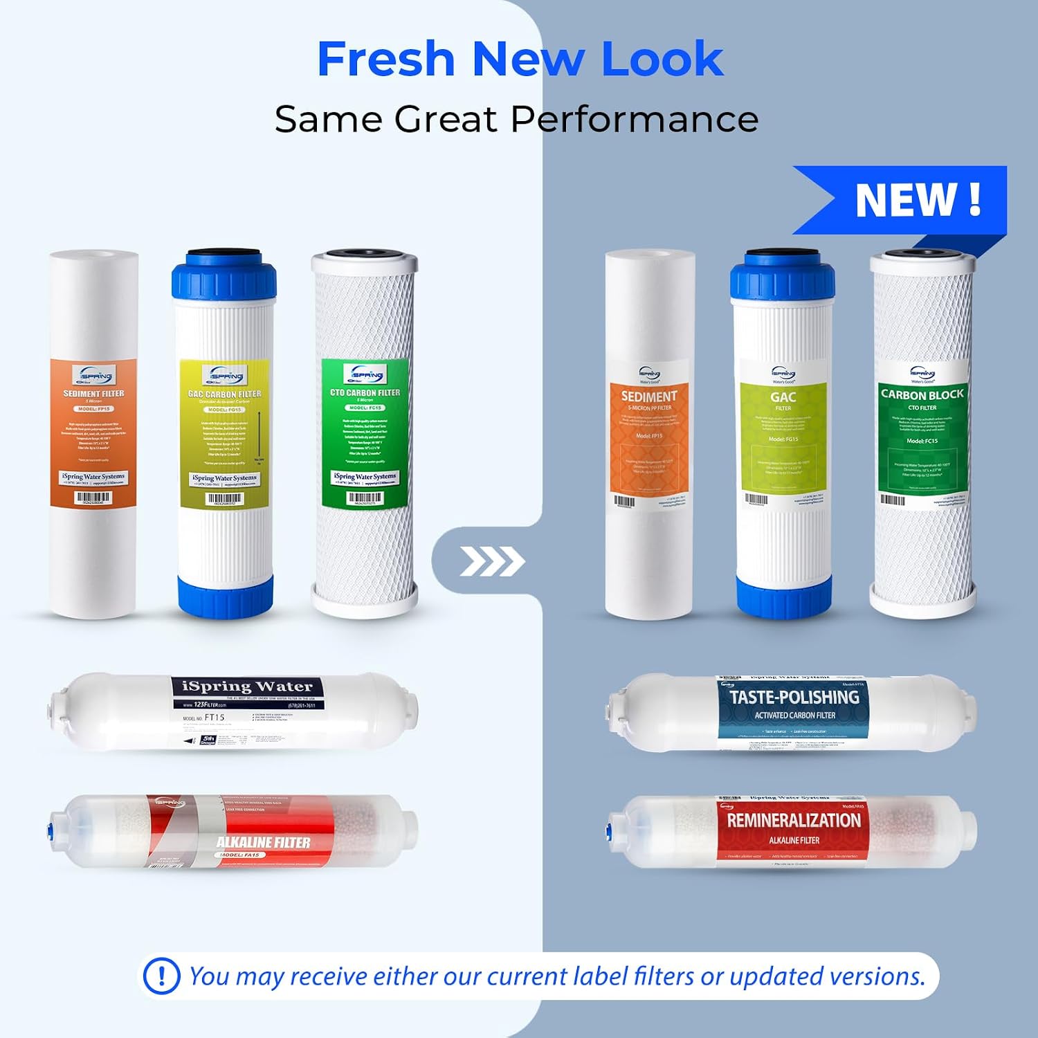 Thumbnail 6 de iSpring F9K alkalische omgekeerde-osmosefilterset, 6 stappen, 9 filters