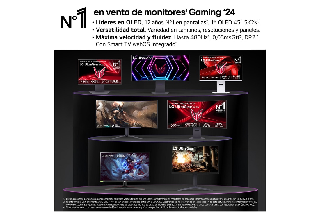 Thumbnail 1 de LG UltraGear 32G600A-B OUTLET Monitor gaming 32" QHD 180 Hz