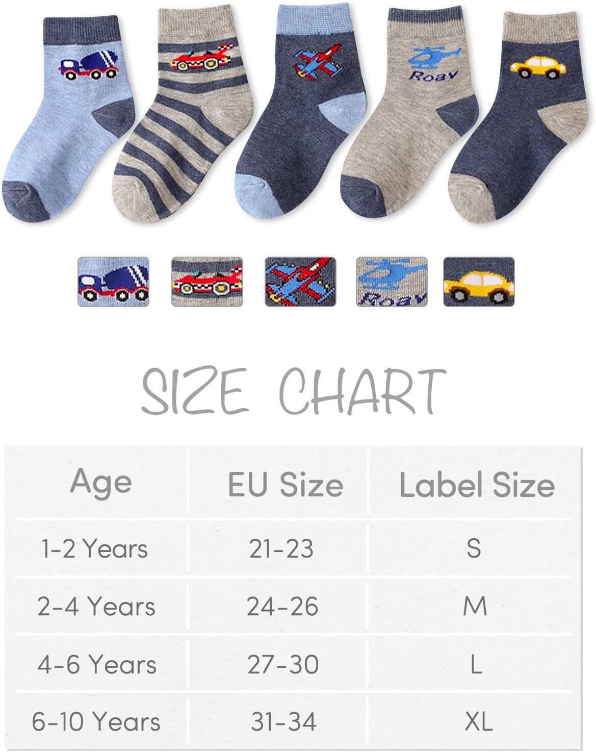 Thumbnail 5 de Adorel Jungen Socken 10er-Pack